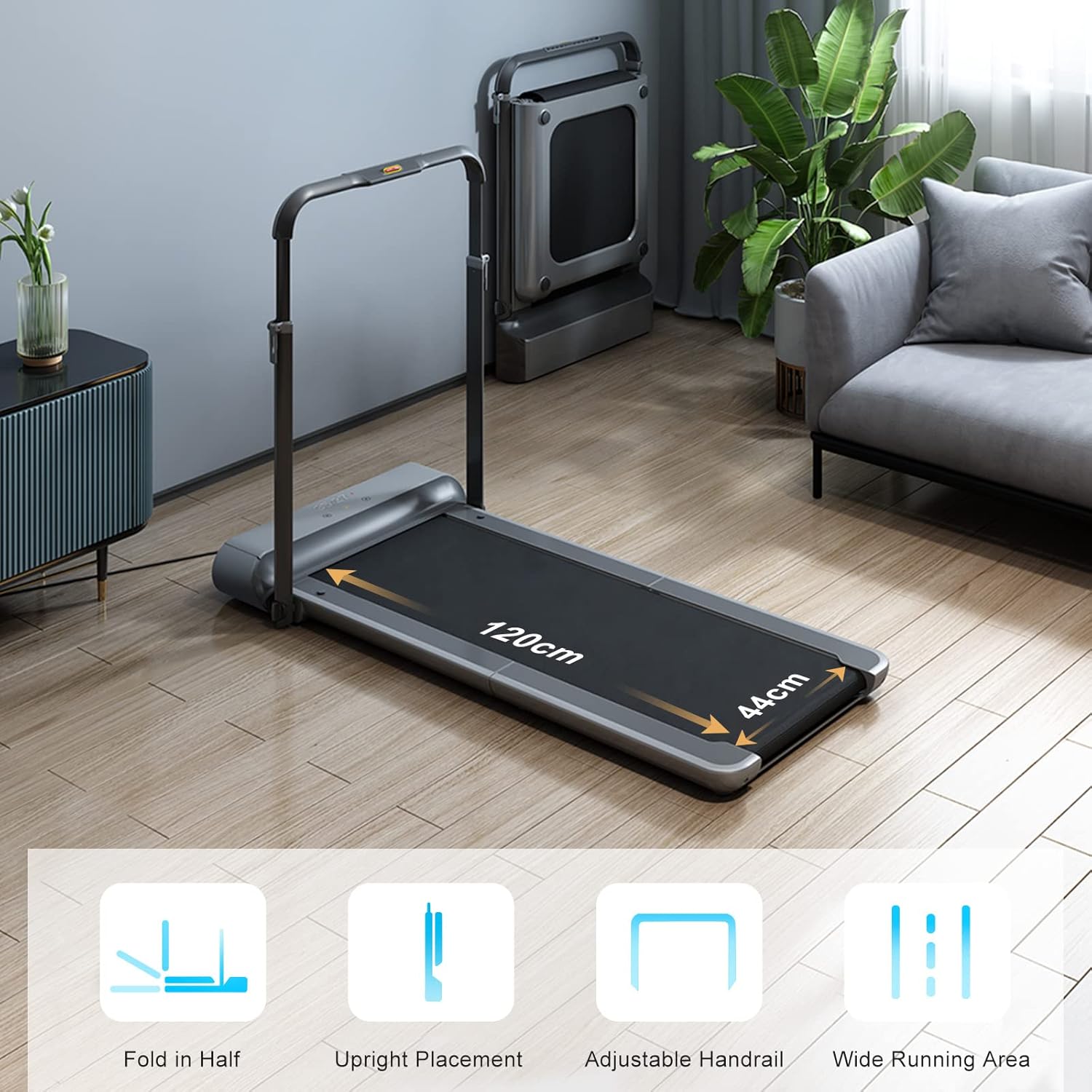 WalkingPad R1 Pro Faltbares Laufband – 2.2 PS Motor, 6.2 mph Max