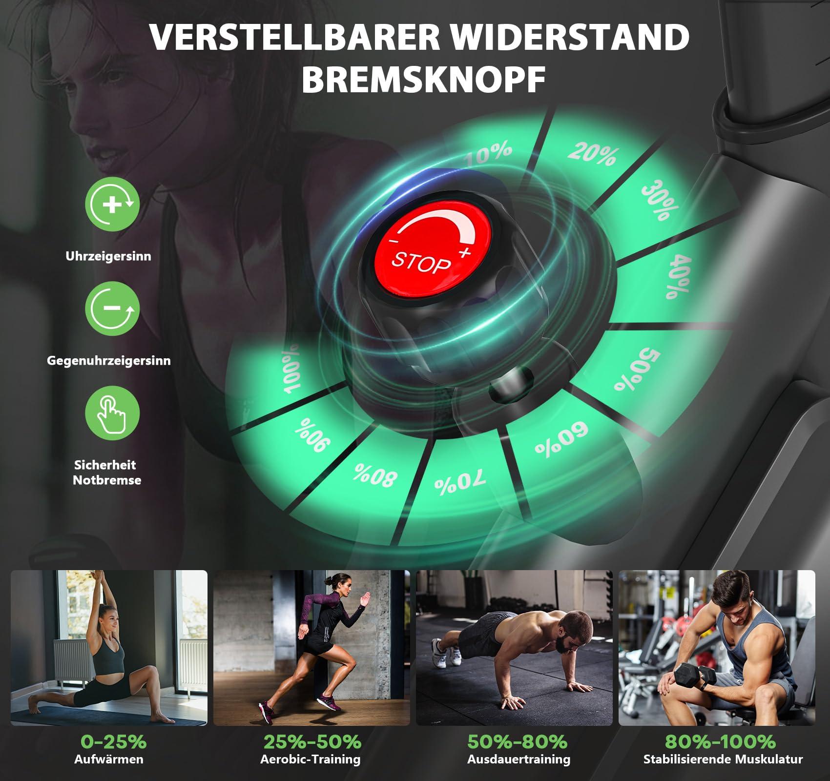 Heimtrainer Fahrrad mit APP, SLUNSE Hometrainer Ergometer mit LCD-Monitor, Leises Magnetisch Spinning Bike Indoor mit Verstellbarem Widerstand, Fitnessbike bis 180KG für Kardio-Training zu Hause